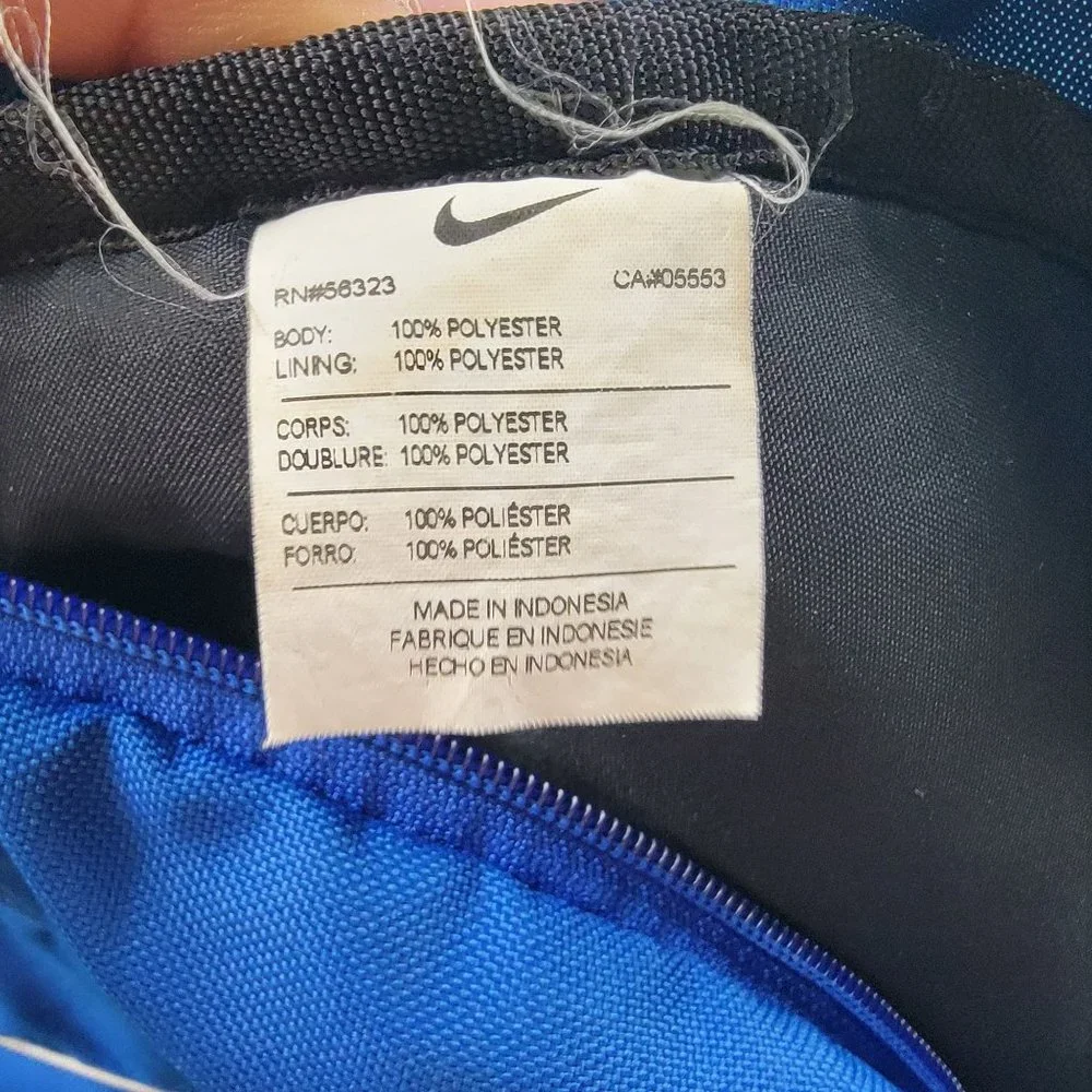 Nike Brasilia Blue Adults Backpack Casual School Outdoors Hiking